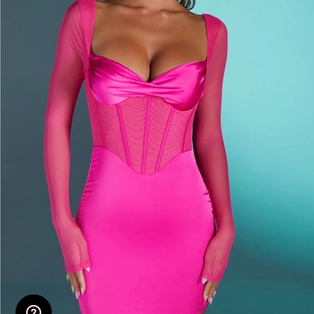 Small hot pink oh Polly dress. Never worn